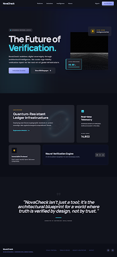 Aperçu éditorial Stitch NovaCheck